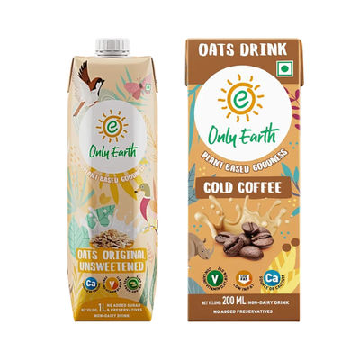 Only Earth Oats Shake Cold Coffee | Non Dairy Drink | Lactose Free