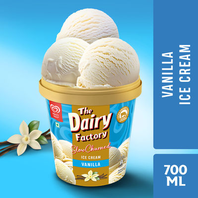 Kwality Walls The Dairy Factory Vanilla Ice Cream Tub