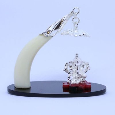 Silverfiire Sterling Silver Ekdant Ganesh Ji