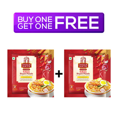 India Gate Classic Kolkata Biryani Masala 70 g  X 2 Combo