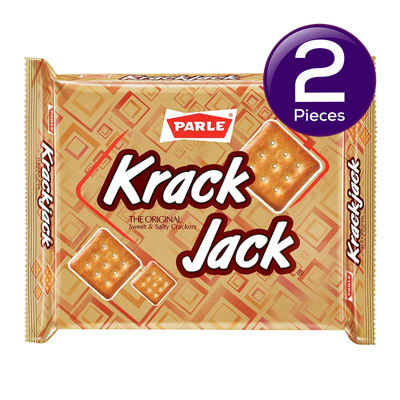 Parle Krackjack Sweet & Salty Crackers 352.8 g Combo