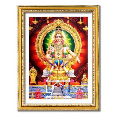 Divine Vibes Ayyappa Deity Photo