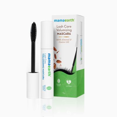 Mamaearth Lash Care Volumizing Mascara With Castor Oil & Almond Oil For 2X Instant Volume
