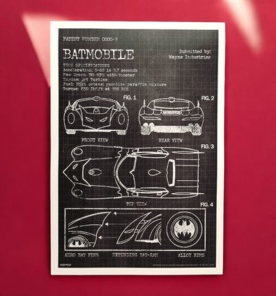 House Of Festivals Batmobile Specs - Batman Official Poster