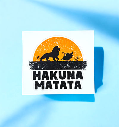 House Of Festivals Hakuna Matata - Disney Official Sticker