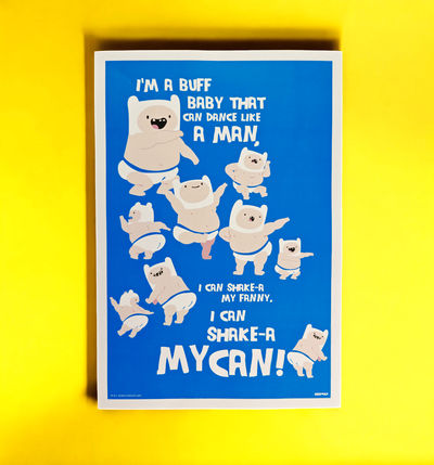 House Of Festivals I'm A Buffy Baby - Adventure Time Official Poster