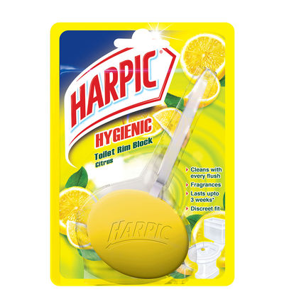 Harpic Toilet Rim Cleaner Blocks - Citrus