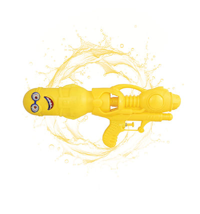 Tom Uncle Medium Holi Water Pichkari | Yellow