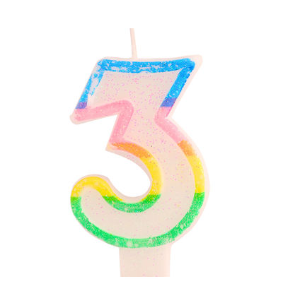 Let's Vybe Numeric Candle No 3