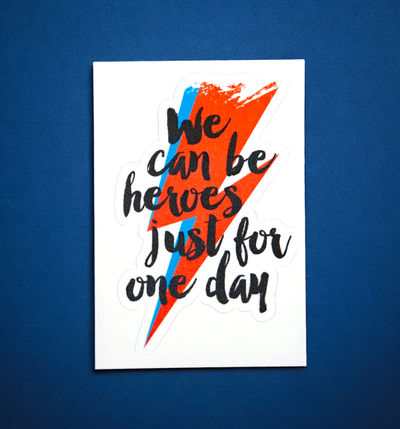 House Of Festivals David Bowie: Heroes - Sticker