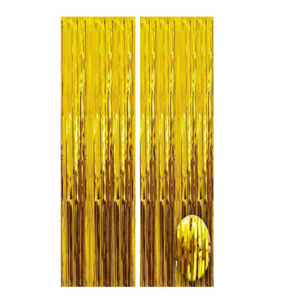 Let's Vybe Foil Curtain