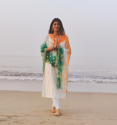 House Of Festivals Women's Geometric Dupatta | Multicolour - Free Size