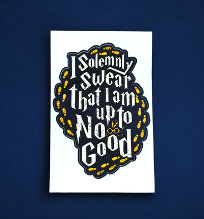 House Of Festivals Mischief Managed - Harry Potter Official Sticker
