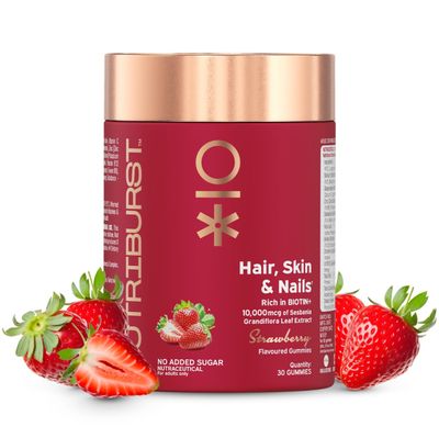 Nutriburst Biotin Gummies To Support Hair, Skin & Nail Growth