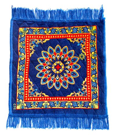 Divine Vibes Divine Art Pooja Asaan - 24x24 Inch
