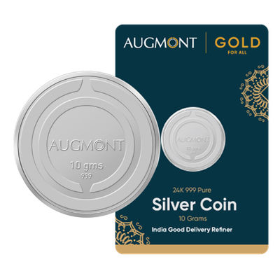 Augmont (999) Pure Silver Coin - Laxmi Ganesh