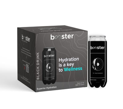 Booster Black Alkaline Water