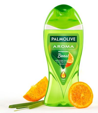 Palmolive Orange Essential Oil & Lemongrass Aroma Morning Boost (Tonic), Brightening Body Wash