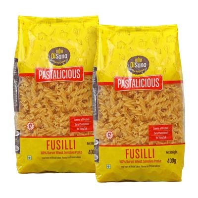 Disano Fusilli Pasta, 100% Durum Wheat, No Maida