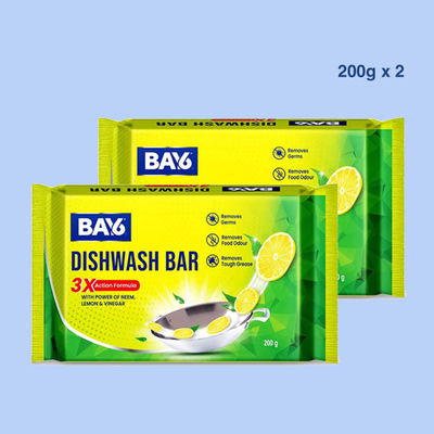 Bay6 Dishwashbar 200 gm, Pack of 2