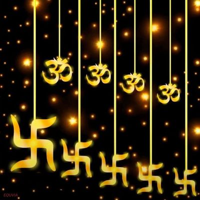 Desidiya Om Swastik Symbol Light - Sacred And Spiritual Lighting For Peaceful Spaces