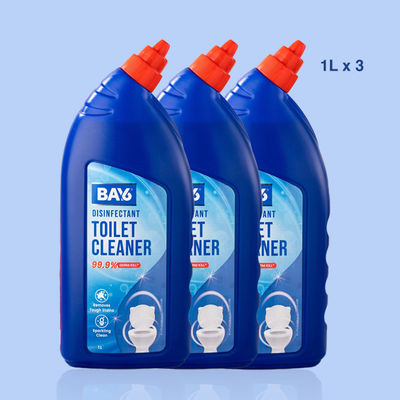 Bay6 Disinfectant Toilet Cleaner 1L, Pack of 3
