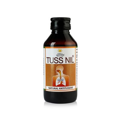 Kerala Ayurveda Tuss Nil Cough Syrup 100% Natural Antitussive With Vasa, Kasamarada