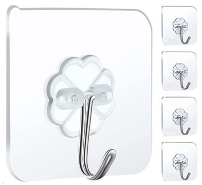 Se7En Self Adhesive Wall Hooks