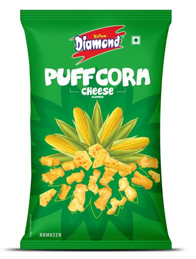 Yellow Diamond Cheese Flavoured Puffcorn