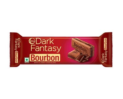 Sunfeast Dark Fantasy Bourbon Chocolate Cream Biscuits | Trans Fat-free