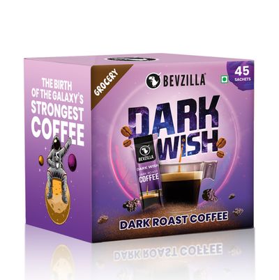 Bevzilla 45 Dark Wish Black Roast Instant Coffee