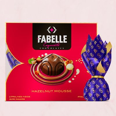 Fabelle Hazelnut Handcrafted Chocolate Truffles Inspired by Classic Desserts, Assorted Luxury Chocolates Gift Pack