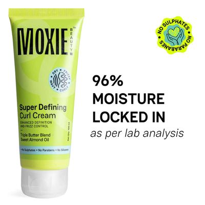 Moxie Beauty Super Defining Curl Cream | For Curly & Wavy Hair