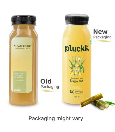 Pluckk 100% Fresh Sugarcane Juice
