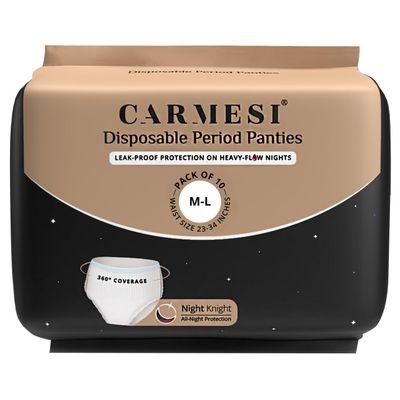 Carmesi Disposable Period Panties | All Night Protection | M-L