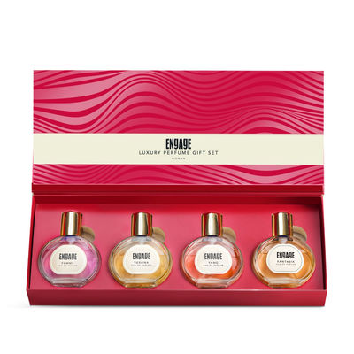 Engage Luxury Perfume Gift Set for Women, Travel Sized, Assorted Pack