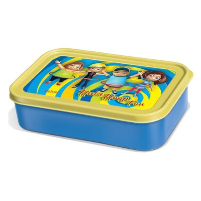 Milton School Time Plastic Lunch Box(Pack Of 1) (Colour May Vary)