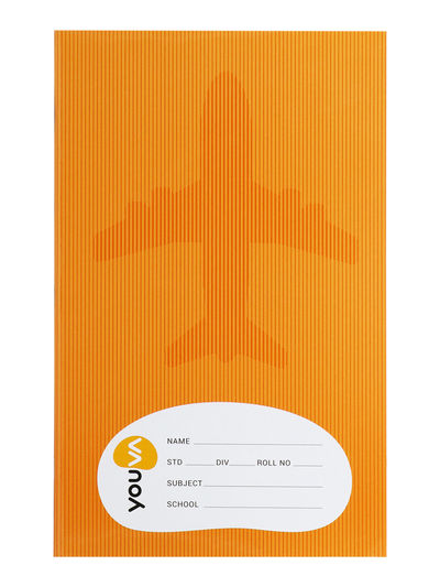 Navneet Youva Brown Soft Bound Single Line 172 Pages Long Book 17cm x 27cm