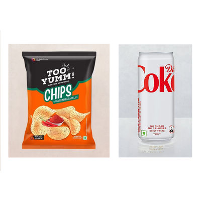 Too Yumm - Potato Chips Kashmiri Chilli(82gms) & Diet Coke Can(300ml) Combo
