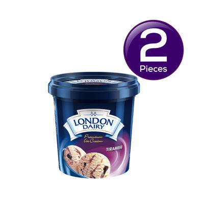 London Dairy Tiramisu Ice Cream Cup 125 ml Combo