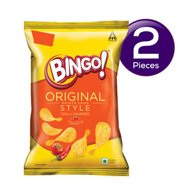 Bingo! Original Style Chilli Charged Tomato Chips 55 g Combo