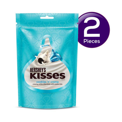 Hershey'S Kisses Cookies 'N' Cream Chocolate Share Bag 34 g Combo