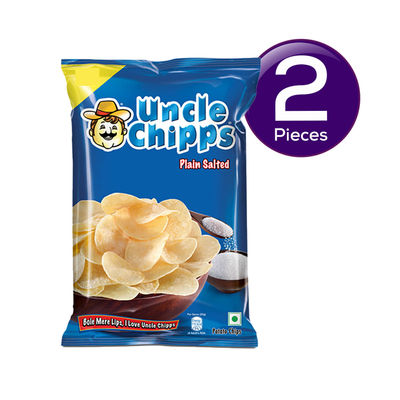 Uncle Chips Plain Salted 80 g Combo