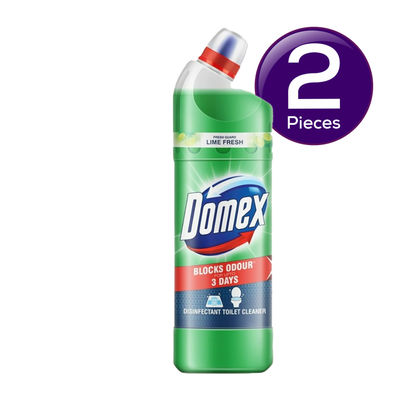 Domex Toilet Cleaner Liquid, Lime Fresh 1 l Combo