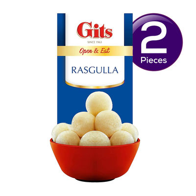 Gits Rasgulla Open & Eat (Tin) 1 kg Combo