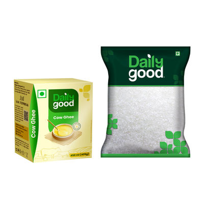 Daily Good Cow Ghee(450ml) & Daily Goodâ  Small Sugar(1kg) Combo