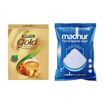 Tata Tea Gold(250gms) & Madhur Sugar/Sakkare(1kg) Combo