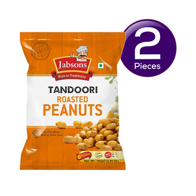 Jabsons Tandoori Roasted Peanuts 140 g Combo