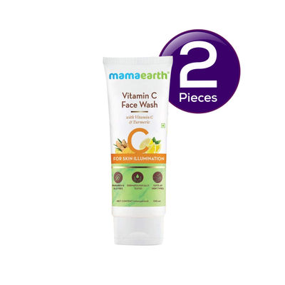 Mamaearth Vitamin C Face Wash For Skin Illumination 100 ml Combo