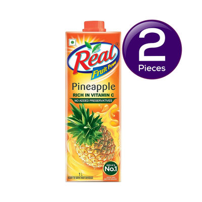 Real Fruit Power -Pineapple Juice Tetrapack 1 l Combo